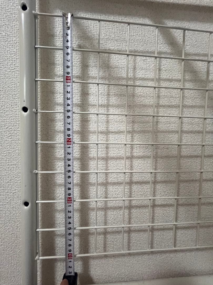 【10/15まで掲載】伸縮式 2段 スチールラック ホワイト 収納棚の写真8枚目