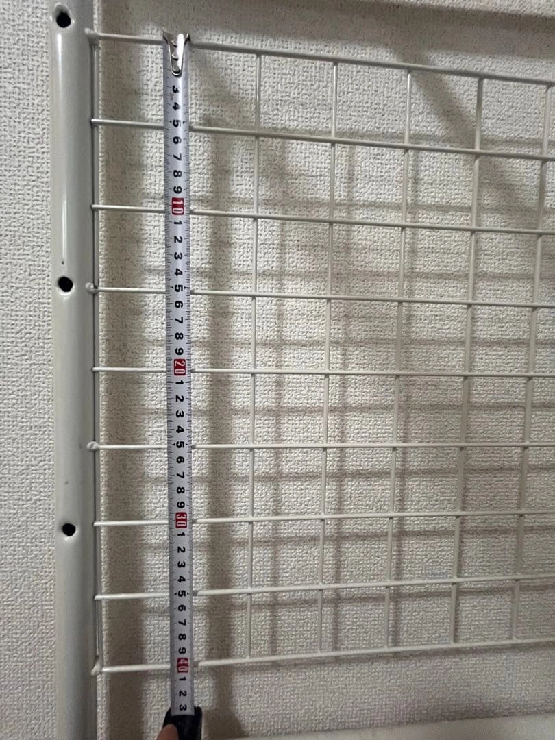 【10/15まで掲載】伸縮式 2段 スチールラック ホワイト 収納棚の写真8枚目