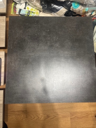 【10/7まで出品】ネストテーブル(ローテーブル) ブラック ストーン調の写真3枚目