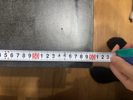 【10/7まで出品】ネストテーブル(ローテーブル) ブラック ストーン調の写真5枚目