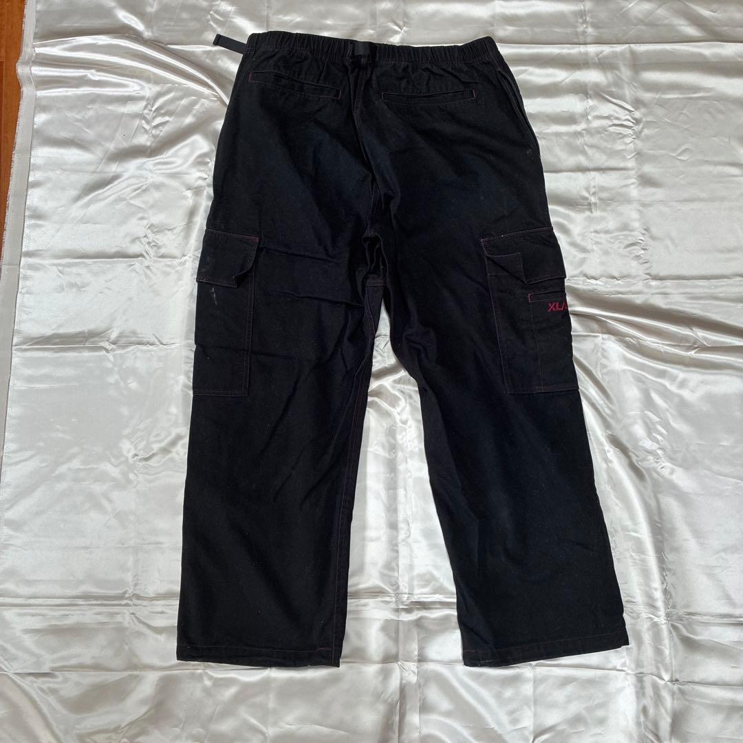 XLARGE カーゴパンツ ブラック　Lサイズの写真2枚目