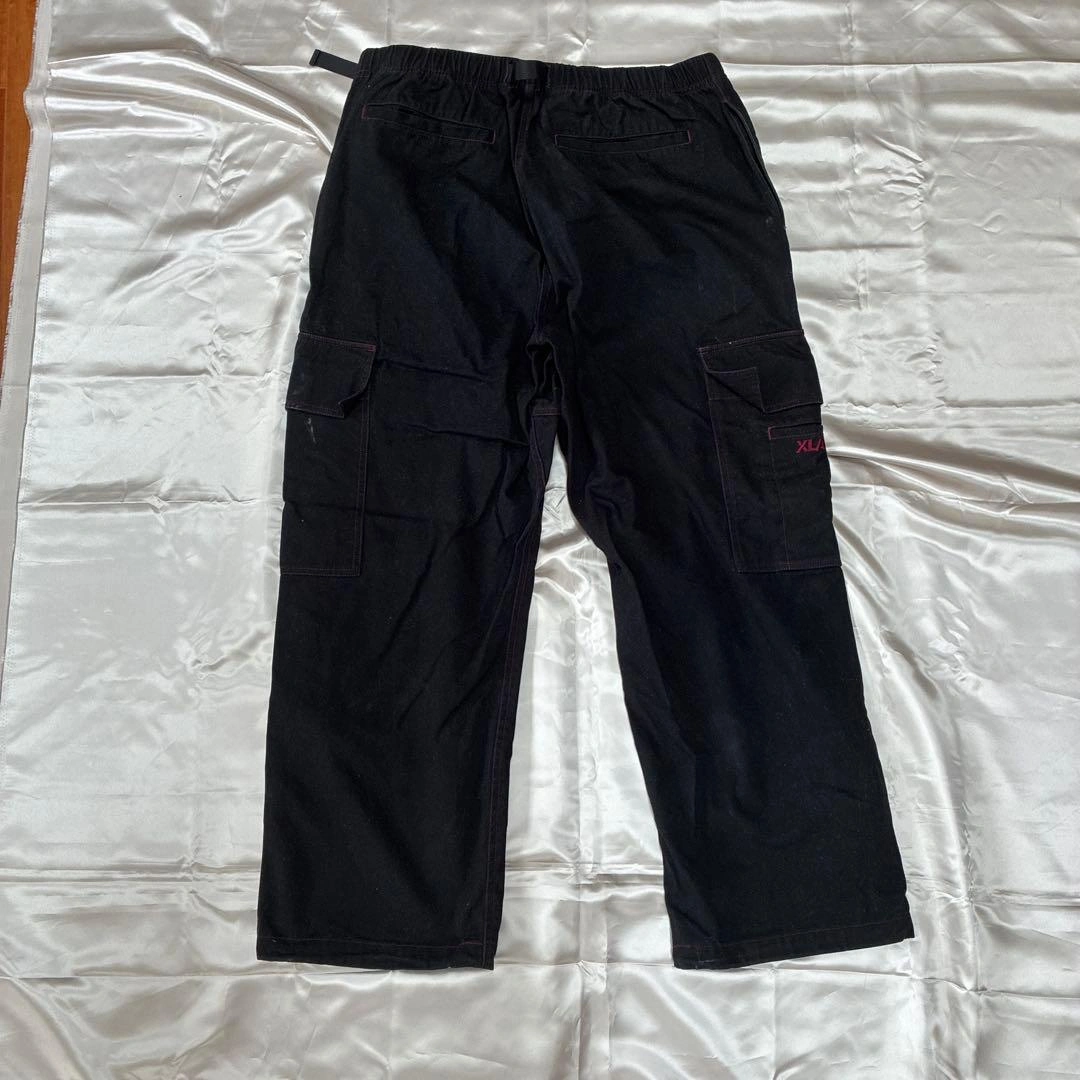 XLARGE カーゴパンツ ブラック Lサイズの写真2枚目