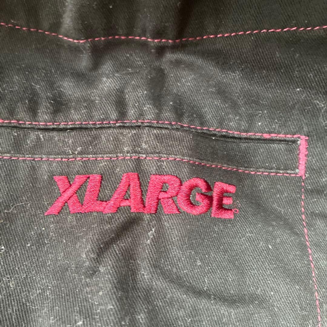 XLARGE カーゴパンツ ブラック　Lサイズの写真3枚目