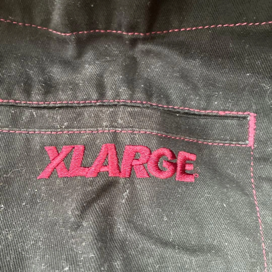 XLARGE カーゴパンツ ブラック Lサイズの写真3枚目