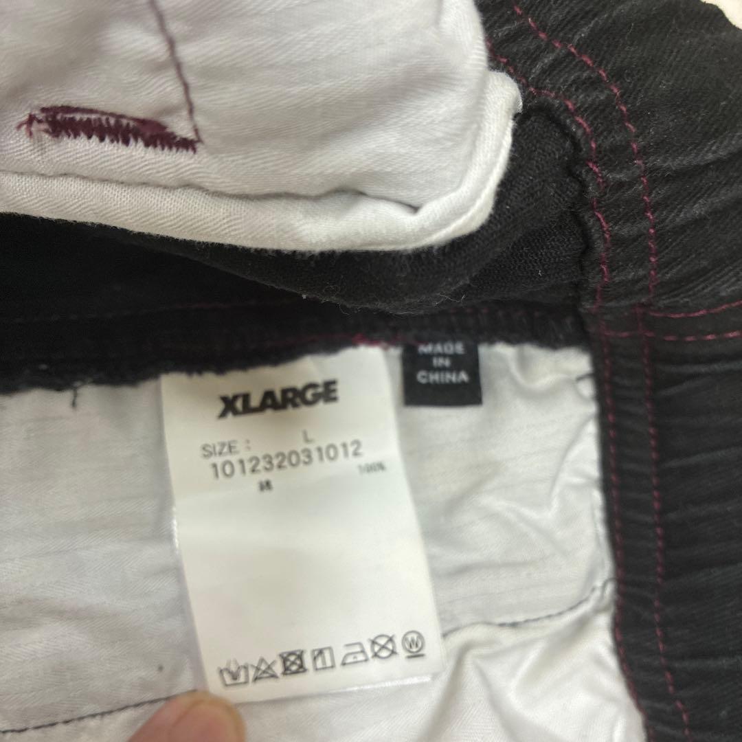 XLARGE カーゴパンツ ブラック　Lサイズの写真5枚目
