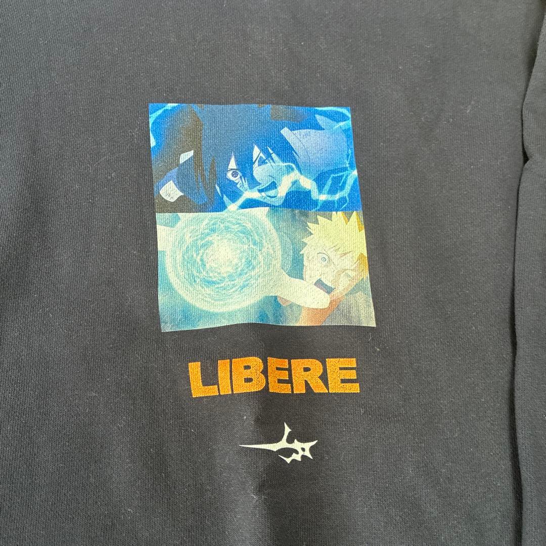 LIBERE NARUTO ナルトSASUKE コラボ パーカー　メンズLサイズの写真2枚目