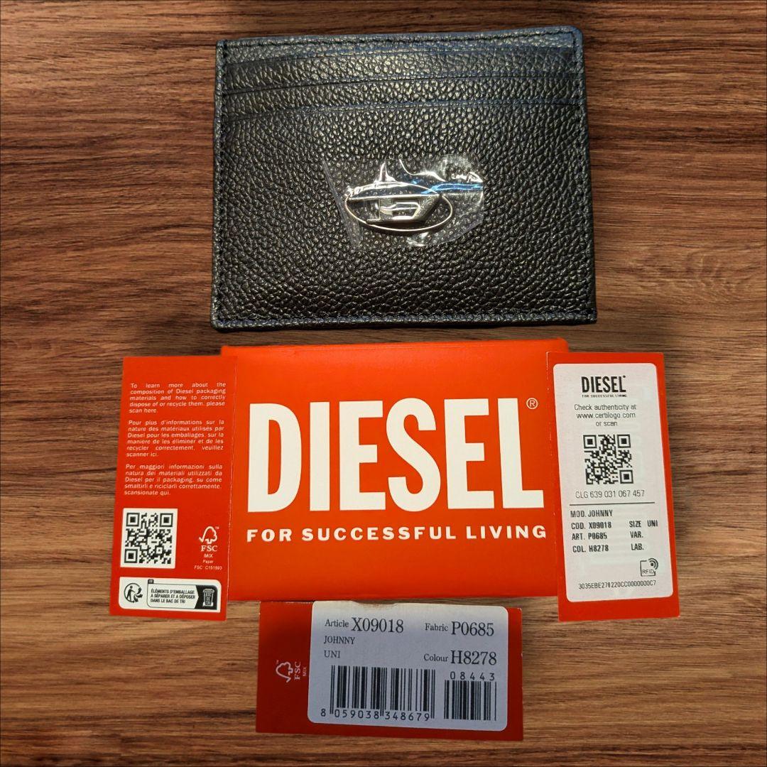 DIESEL カードケース JOHNNY ブラック