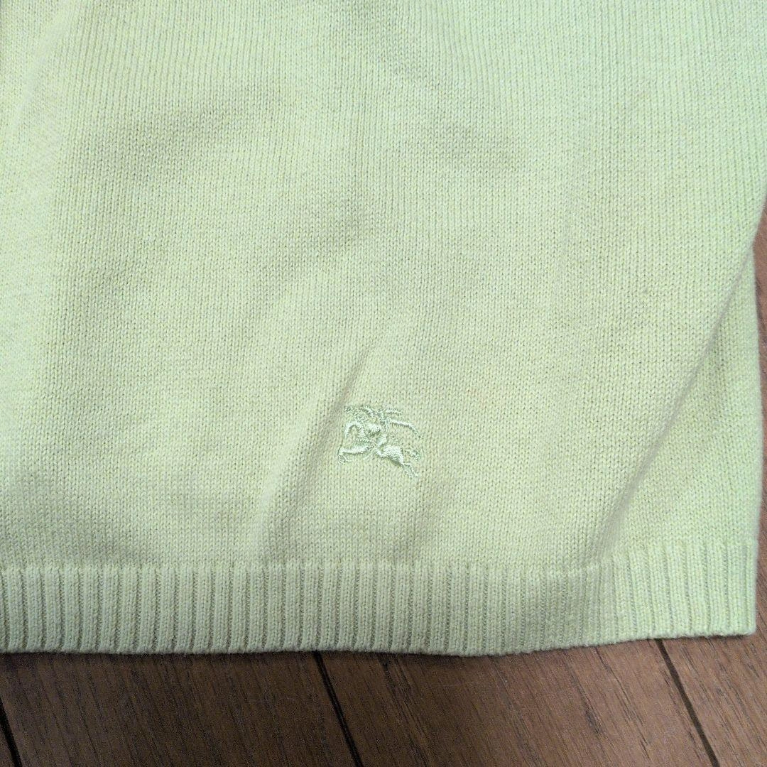 BURBERRY LONDON カーディガン ライトグリーンの写真3枚目