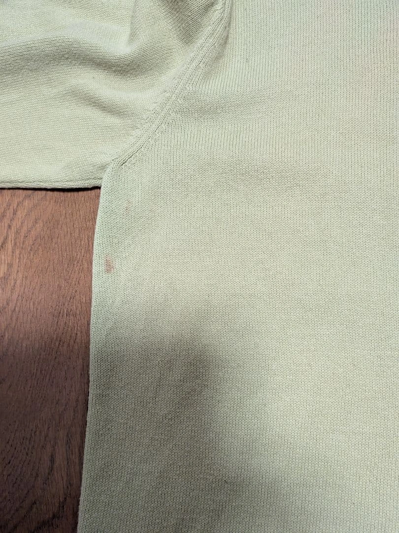 BURBERRY LONDON カーディガン ライトグリーンの写真5枚目
