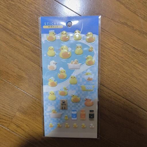 銭湯あひる シール 未開封