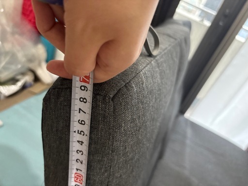 折りたたみ式 座椅子 2個セット　クッション(枕)付きの写真4枚目