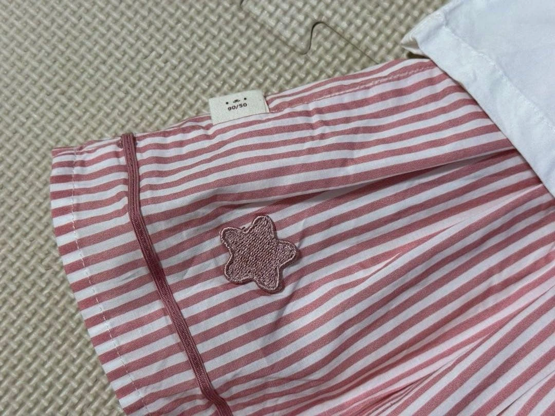 女の子ファミリア ヨット刺繍 ワンピース 80-90の写真4枚目