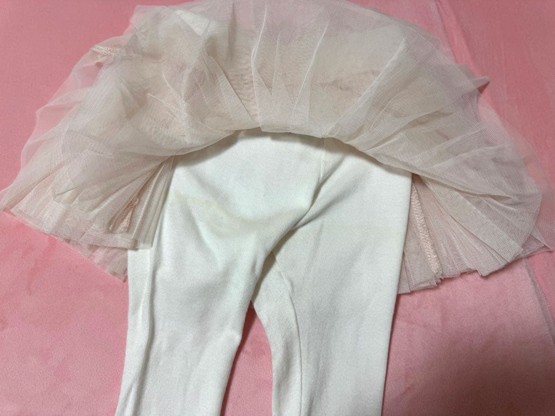 baby GAP チュール付きレギンス 70cmピンク6-12ヶ月の写真5枚目