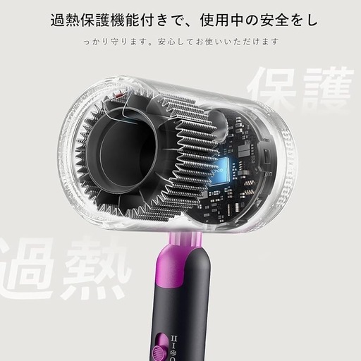 新品 VIdobole ヘアドライヤー 2000W 大風量 速乾 折り畳みの写真3枚目