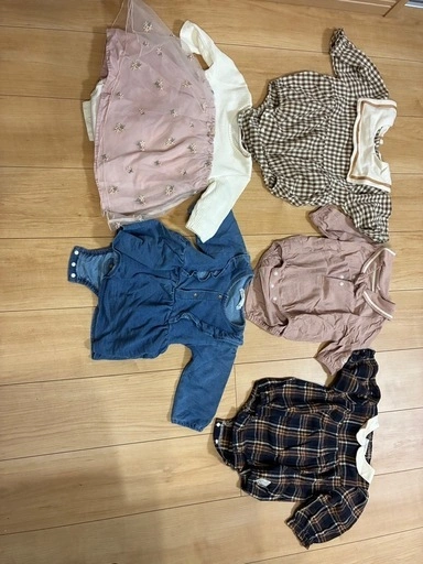 【まとめ売り】バースデイ 女の子 ベビー服 70cm(5点セット)