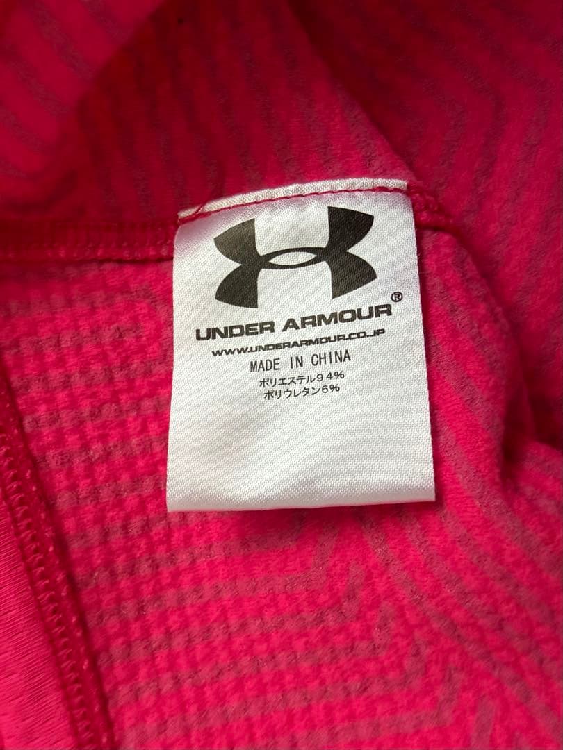 UNDER ARMOUR フーデッドジャケット ピンク LGの写真5枚目