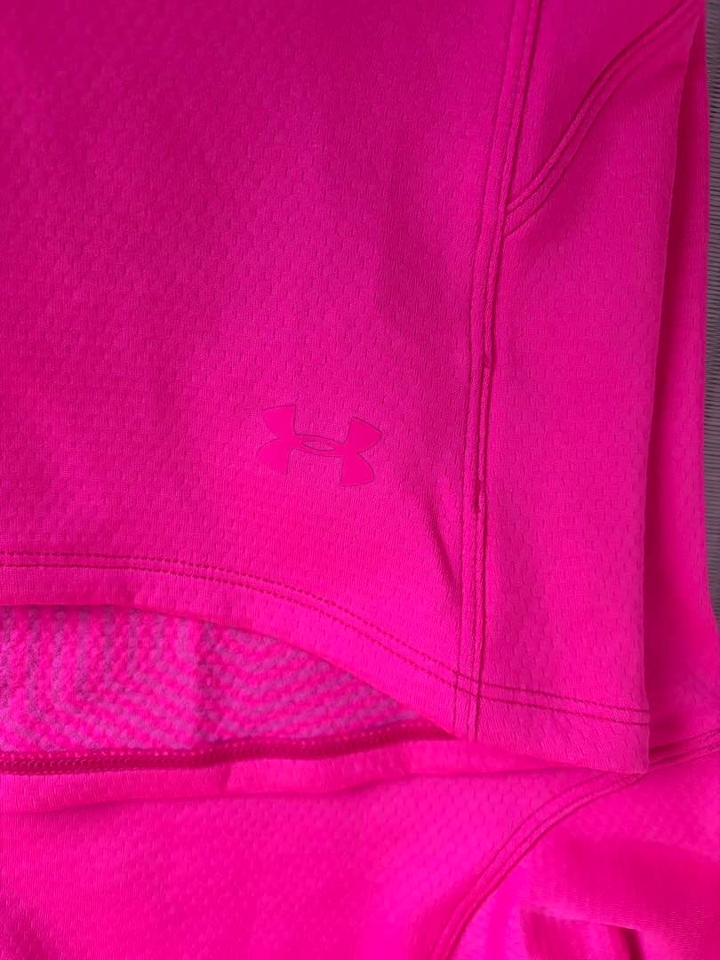 UNDER ARMOUR フーデッドジャケット ピンク LGの写真9枚目