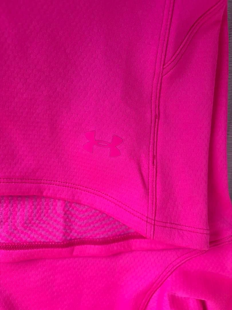UNDER ARMOUR フーデッドジャケット ピンク LGの写真9枚目