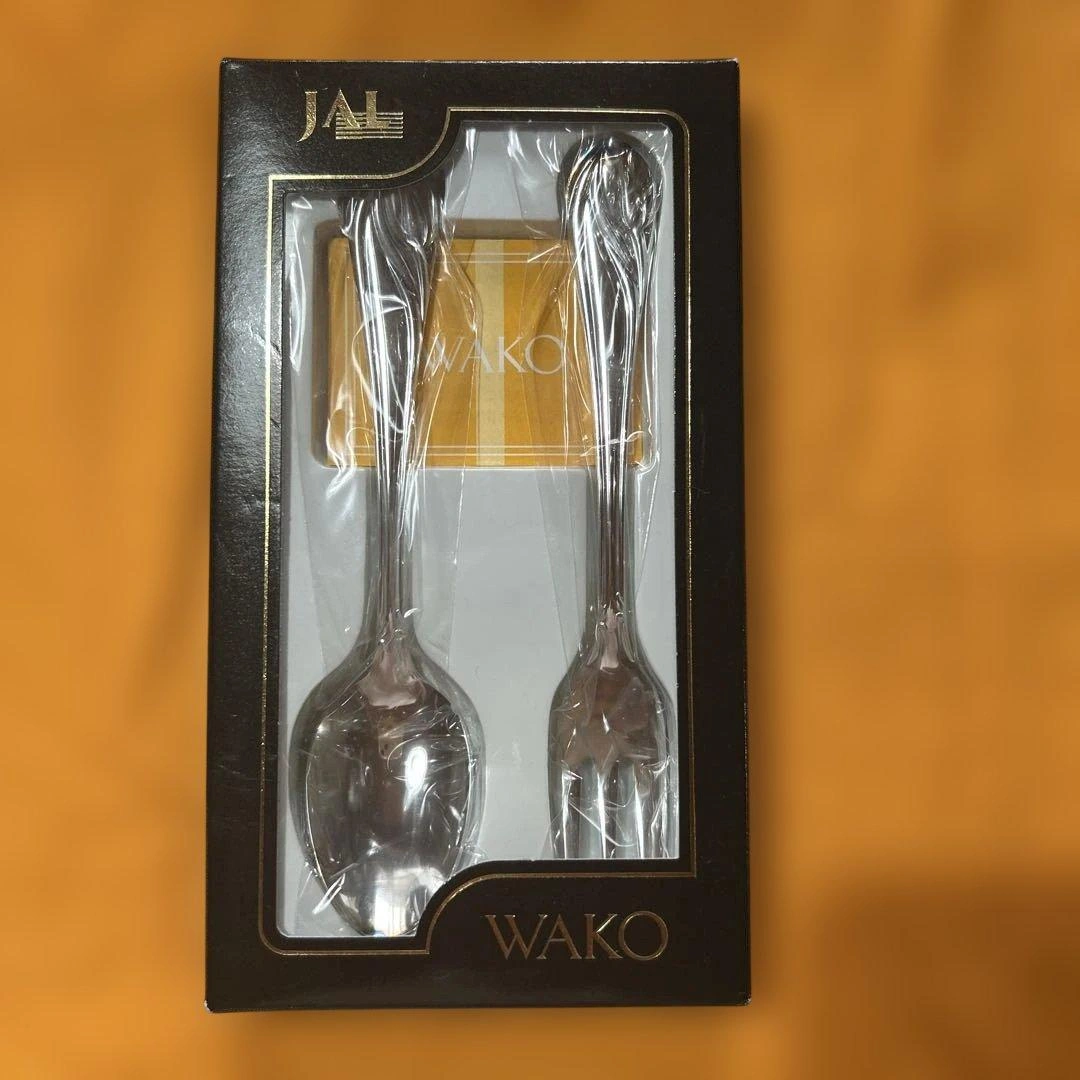 JAL 銀座 和光 WAKO スプーン フォーク セット チューリップ