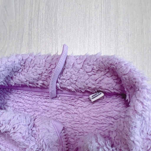 UNIQLO ユニクロ キッズ 110cm ファーリーフリース ラベンダーの写真3枚目