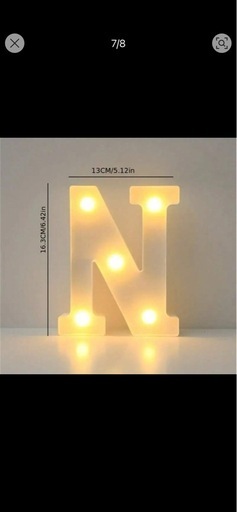 LED マーキーライト アルファベット インテリアライトの写真2枚目