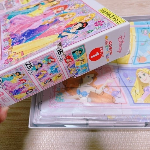 ディズニープリンセス パズル 3種類の写真2枚目