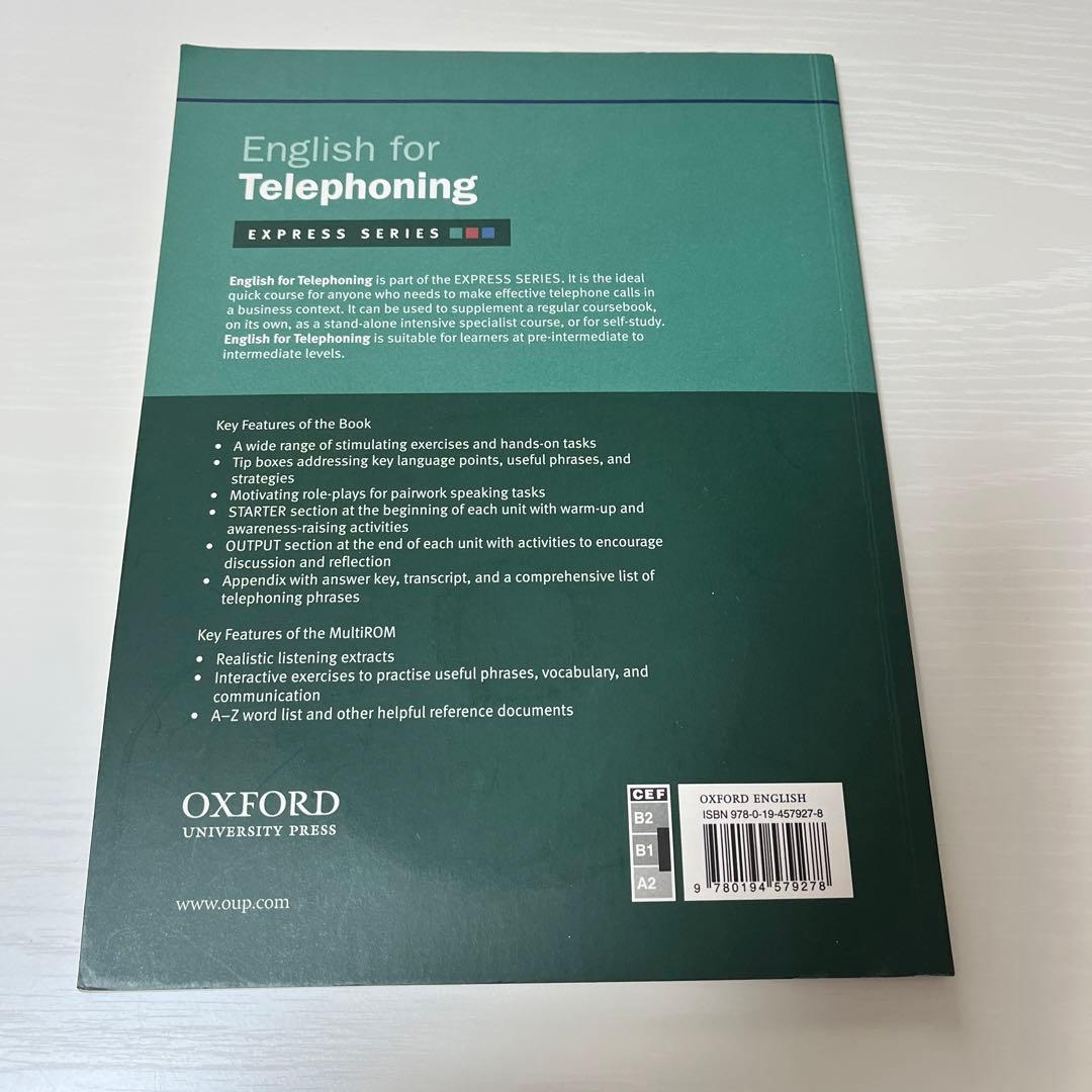 English for Telephoning David Gordon Sm…の写真2枚目