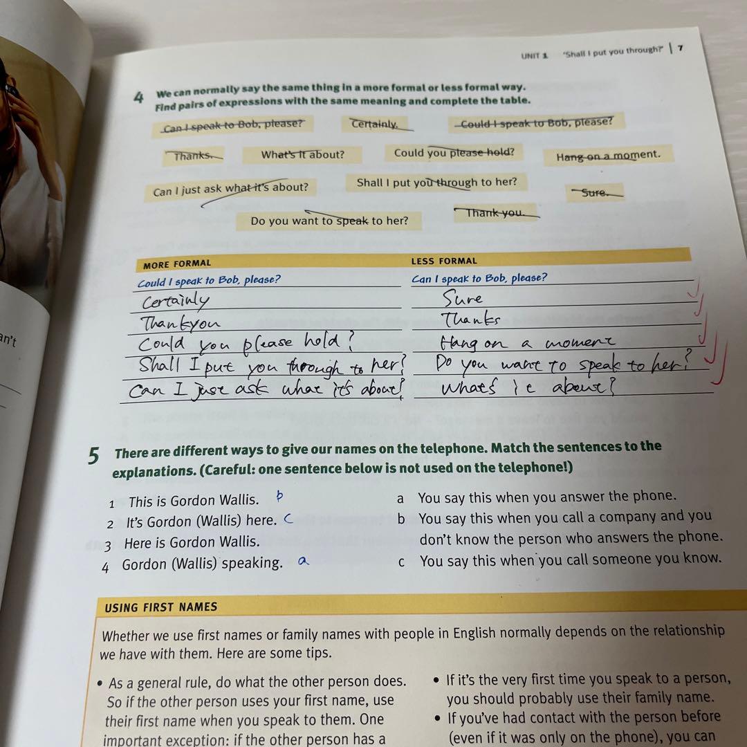 English for Telephoning David Gordon Sm…の写真8枚目