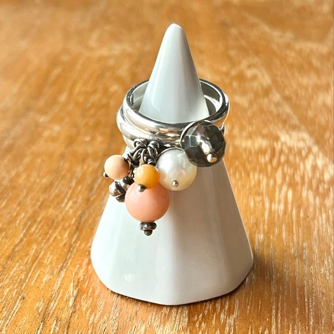 北欧 CARRE Jewellery カレ 3連リング シルバー刻印有 13号