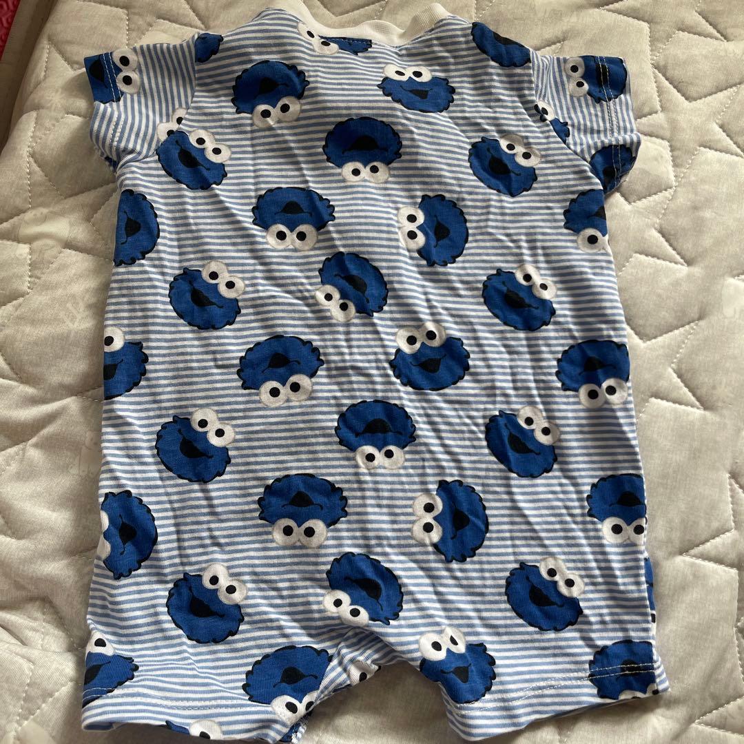 H&M セサミストリート クッキーモンスター ロンパースの写真4枚目
