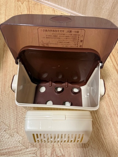 【箱・説明書付】コンビ 除菌じょ〜ずα 電子レンジ除菌 保管ケース Combiの写真3枚目