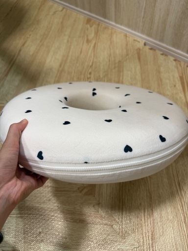 円座クッション ドーナツクッション 産後 痔 ハート柄 カバー洗濯可の写真3枚目