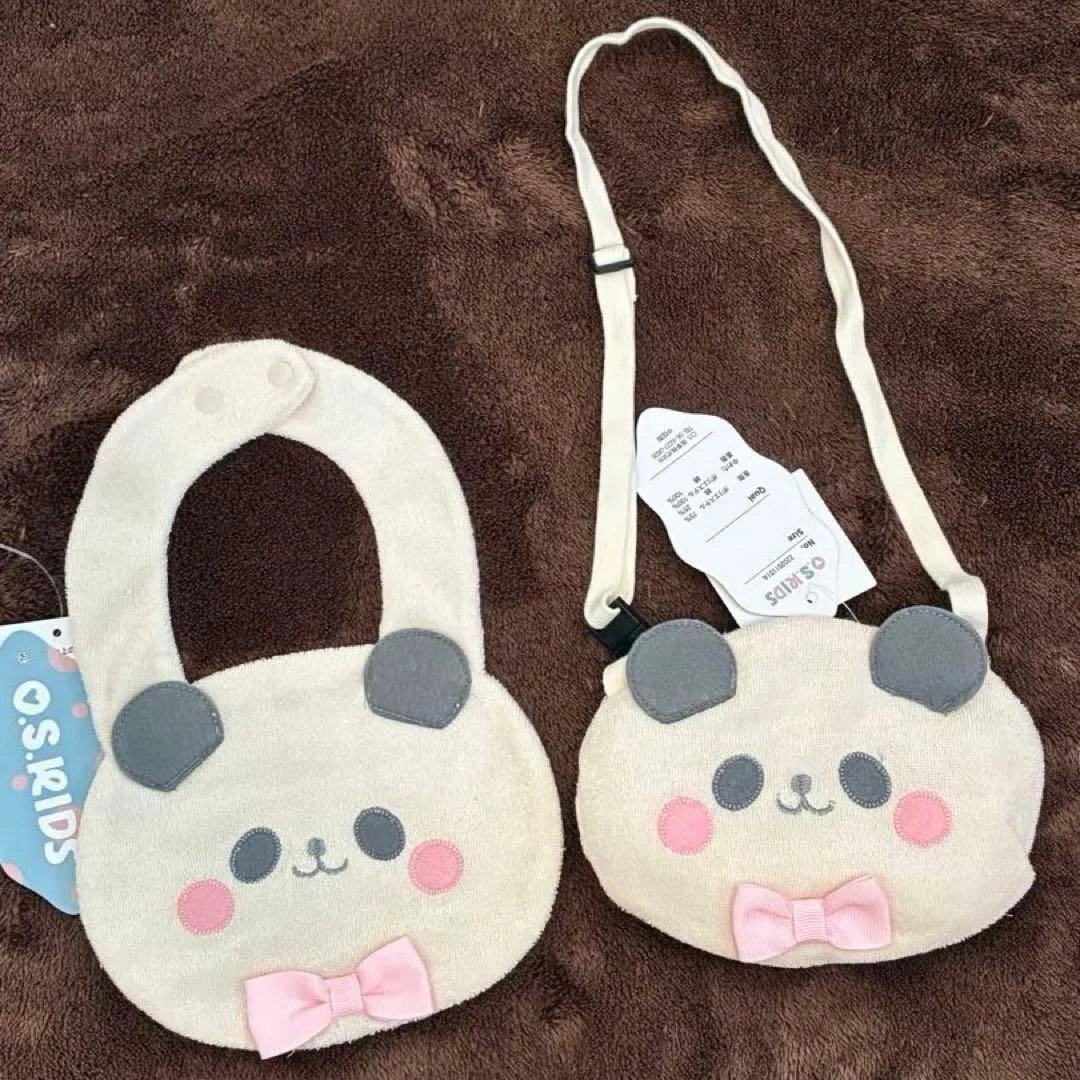 O.S.KIDS パンダ スタイ ポシェット 2点セット