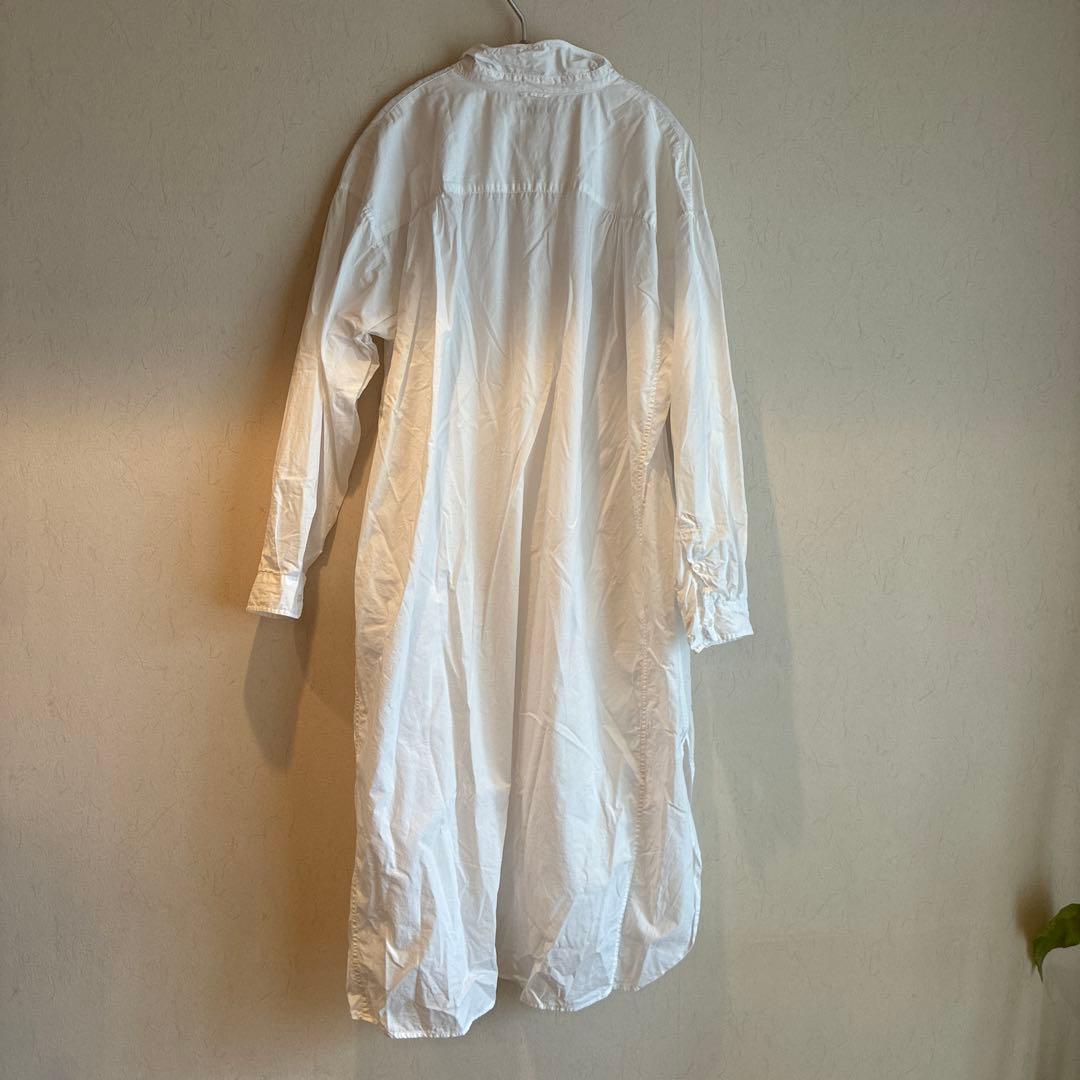 niko and ... シャツワンピ　MERCERIZED SHIRT 白の写真2枚目
