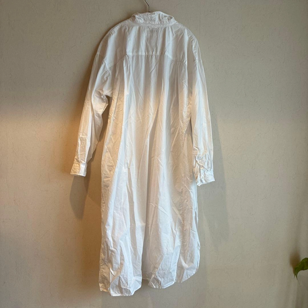 niko and ... シャツワンピ MERCERIZED SHIRT 白の写真2枚目