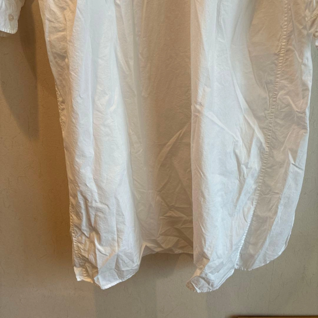 niko and ... シャツワンピ MERCERIZED SHIRT 白の写真4枚目