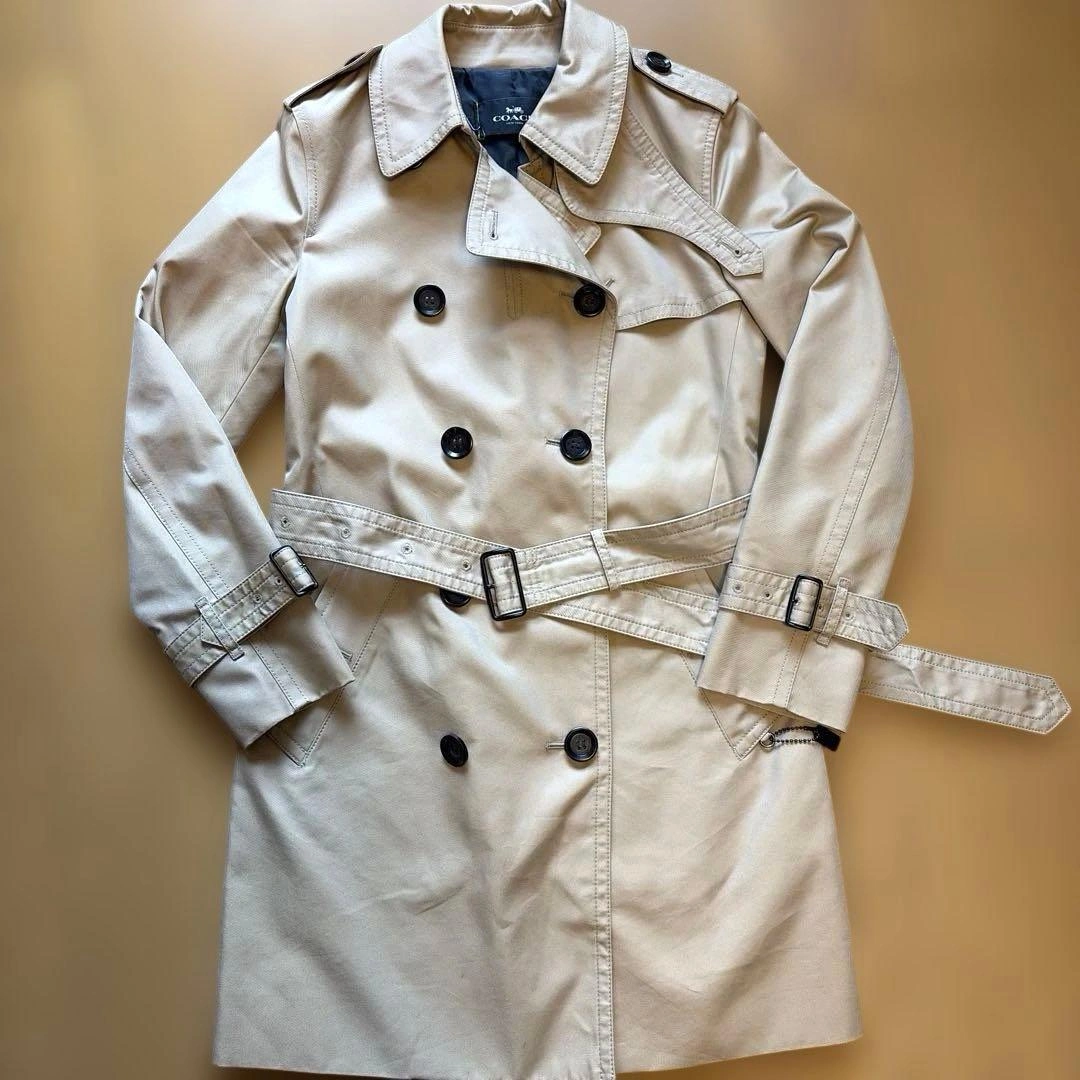 COACH トレンチコート ベージュ XSP