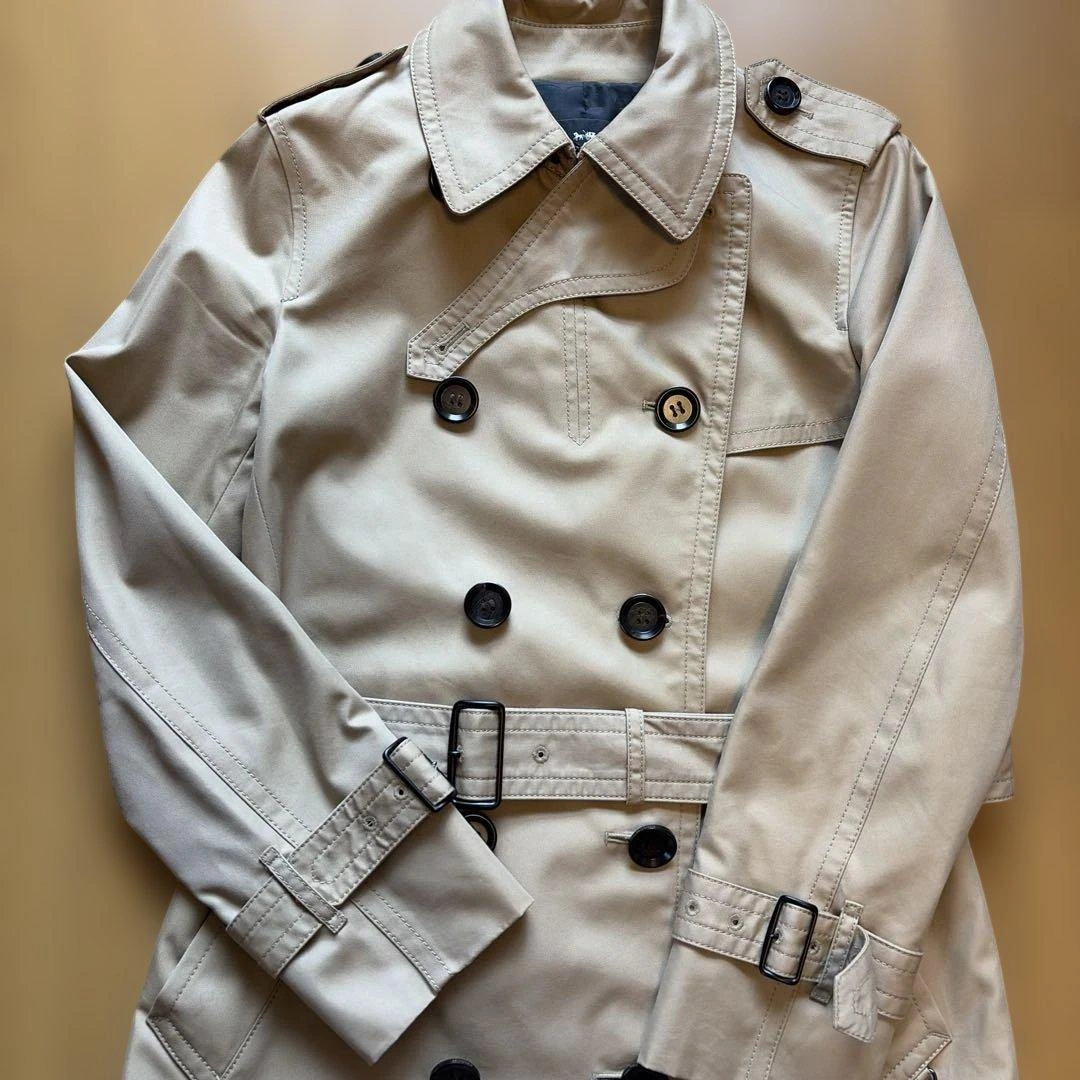 COACH トレンチコート ベージュ XSPの写真10枚目