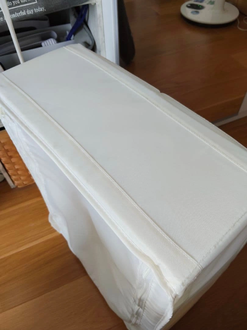 IKEA 収納ケース 衣類収納ボックス ホワイト スクッブ×2個 タグ付きの写真3枚目