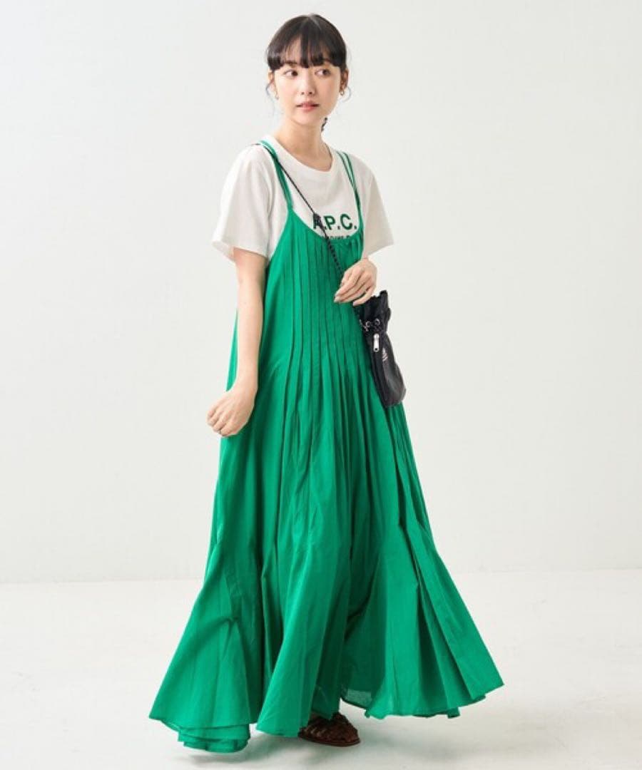 【FREAK'S STORE／フリークスストア】 キャミワンピース ロング丈の写真3枚目