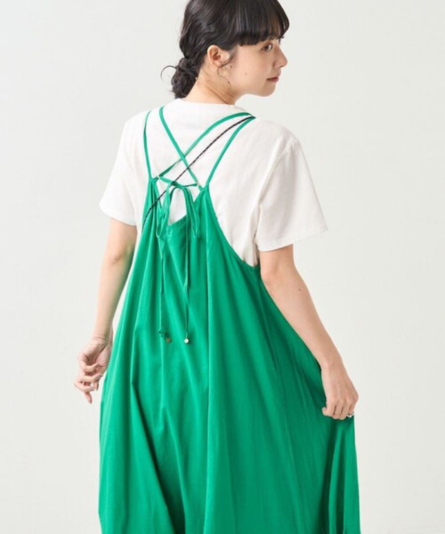 【FREAK'S STORE／フリークスストア】 キャミワンピース ロング丈の写真4枚目