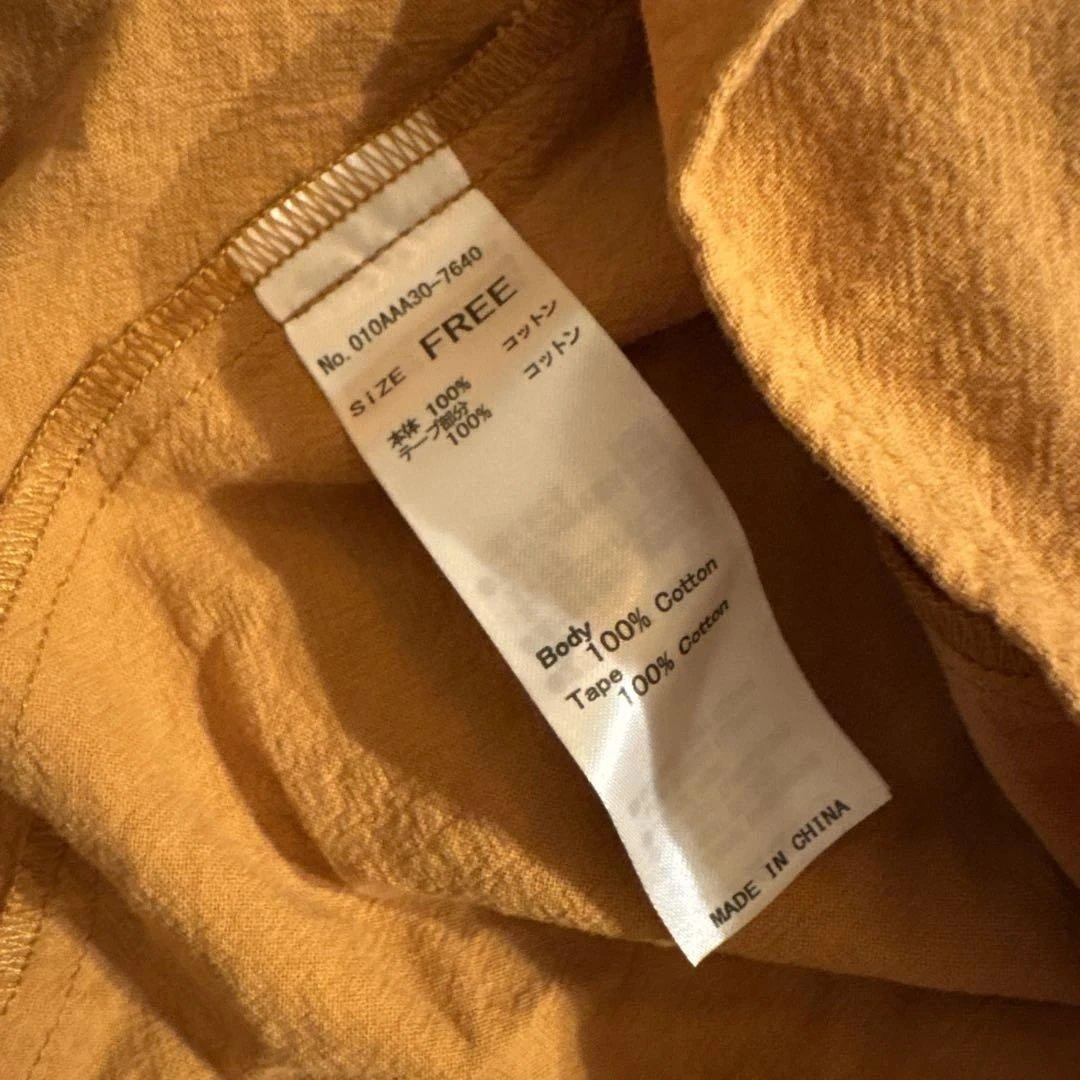 MOUSSY オープンショルダー トップス ブラウンの写真7枚目