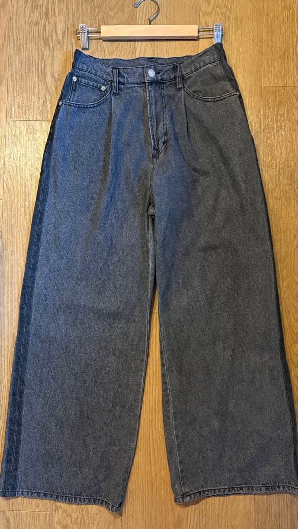 【最終値下げ】 coen TUCK WIDE PANTS デニムパンツ