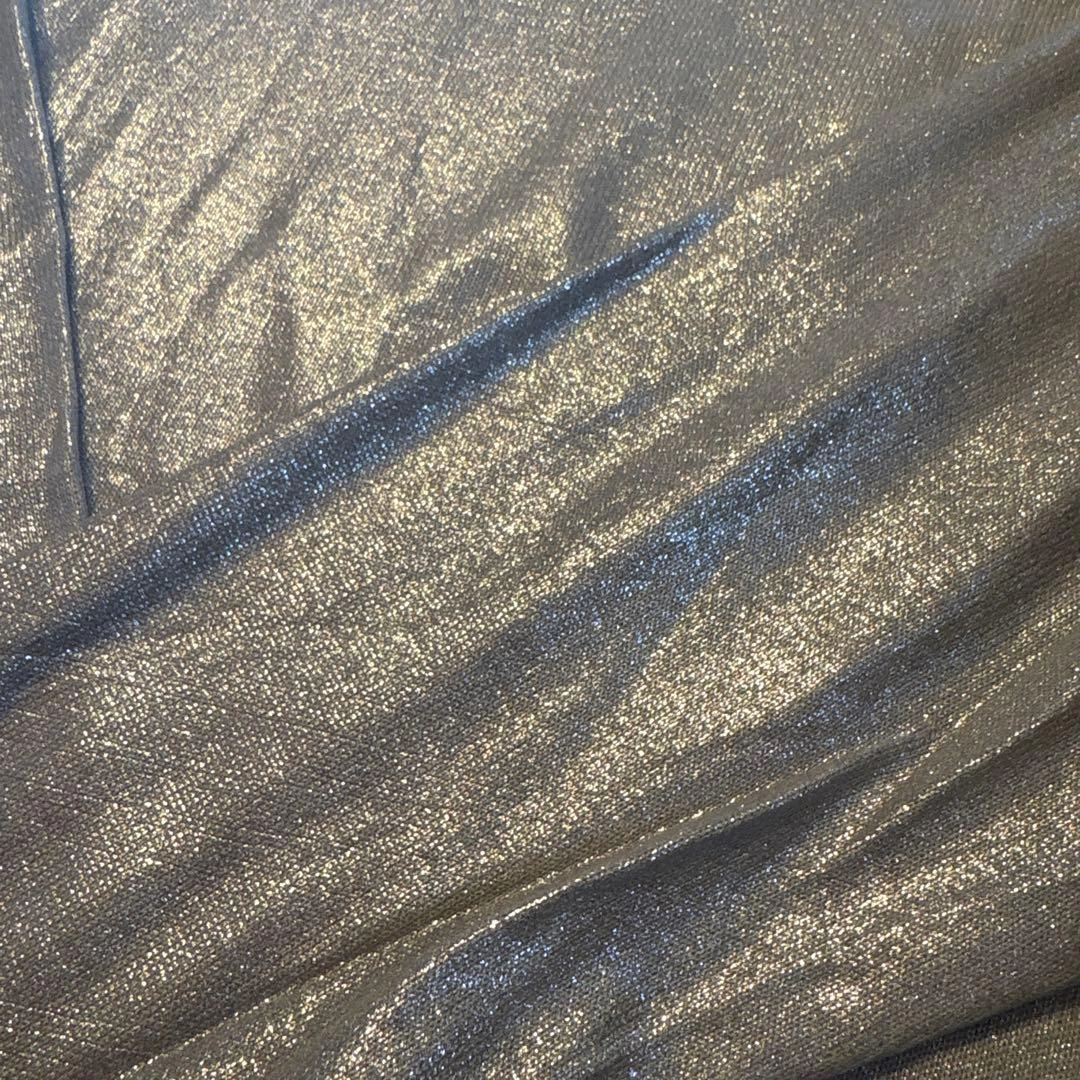 【最終値下げ】ZARA ラメニット 長袖カットソー シルバー Lの写真5枚目