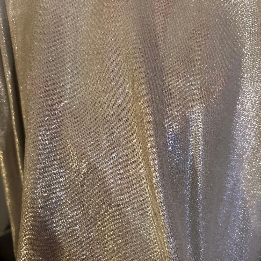 【最終値下げ】ZARA ラメニット 長袖カットソー シルバー Lの写真9枚目