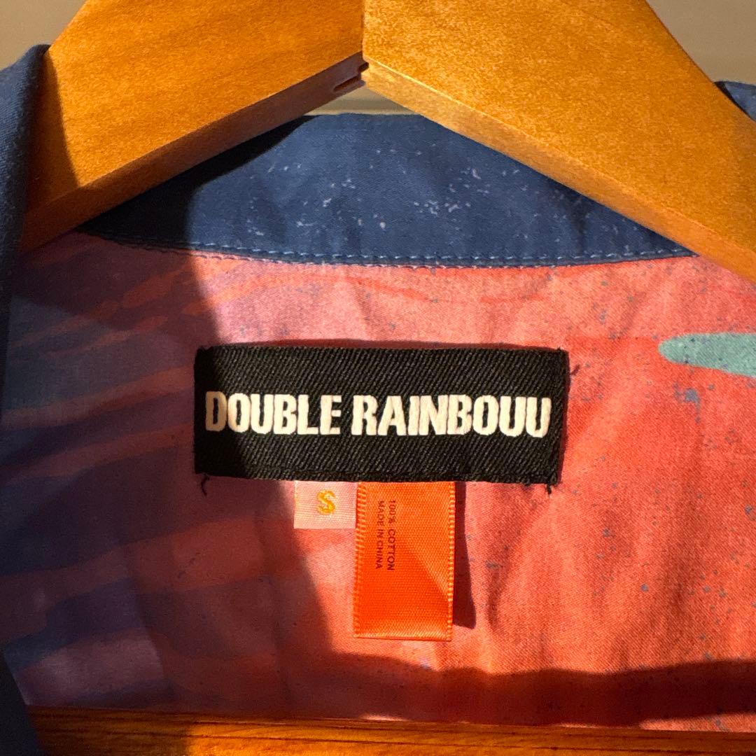 【値下げ】DOUBLE RAINBOUU 半袖シャツ 総柄の写真6枚目