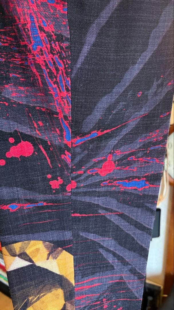 【希少・値下げ】Yohji Yamamoto レア柄 スラックス パンツの写真5枚目