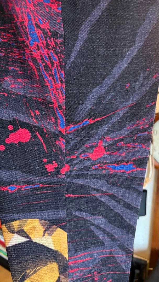 【希少・値下げ】Yohji Yamamoto レア柄 スラックス パンツの写真5枚目