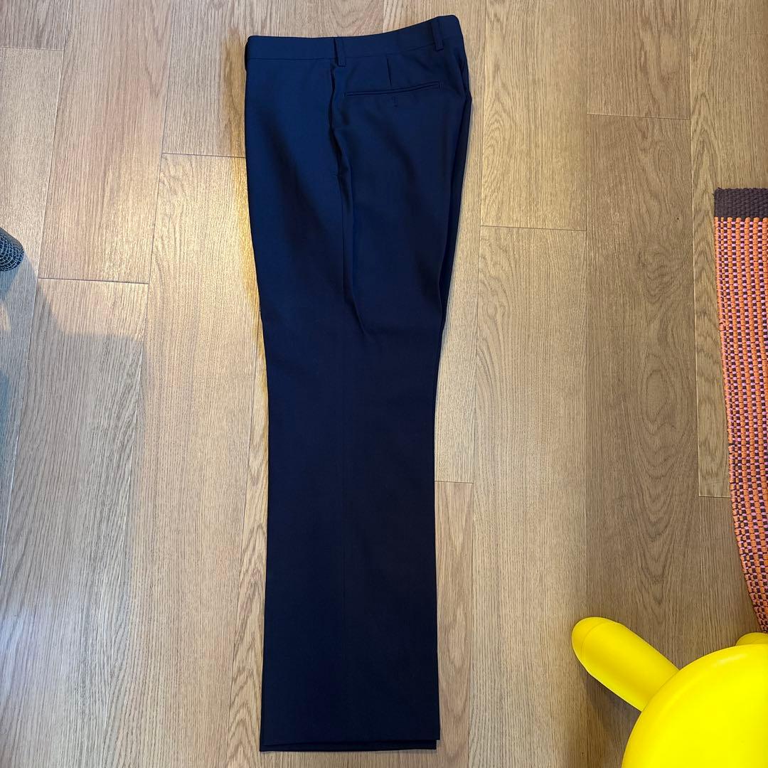 【値下げ】メンズ スーツ セットアップ ネイビー 春夏用 (※)名入りの写真3枚目