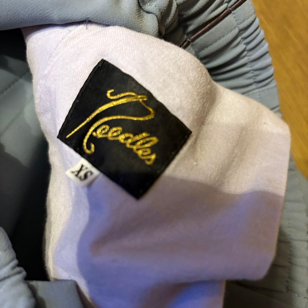 【20SS美品】NEEDLES パイピングカウボーイパンツ サックスブルー XSの写真4枚目